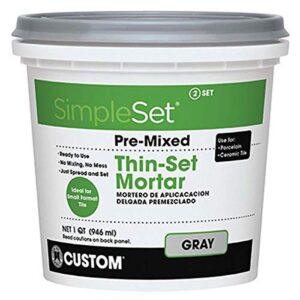 SimpleSet Pre-Mixed Thin-Set Mortar 1 QT