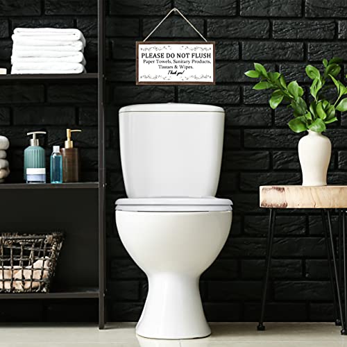 Tomato Fanqie Do Not Flush Sign 5x10" - Image 6