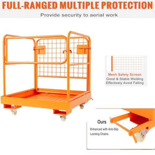 GarveeTech 36x36 Forklift Safety Cage, 1200 LBS - Image 5