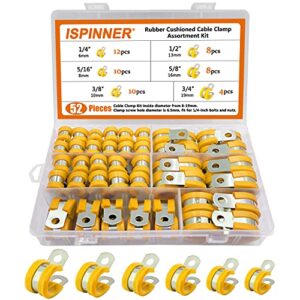 52pcs Stainless Steel Pipe Clamps Assortment