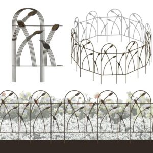 Thealyn Iron Fencing for Flower Bed, 32" x 16'