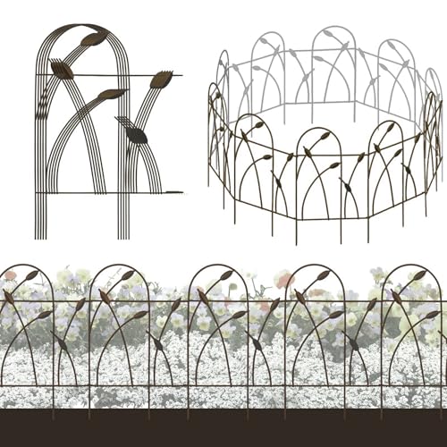 Thealyn Iron Fencing for Flower Bed, 32" x 16'