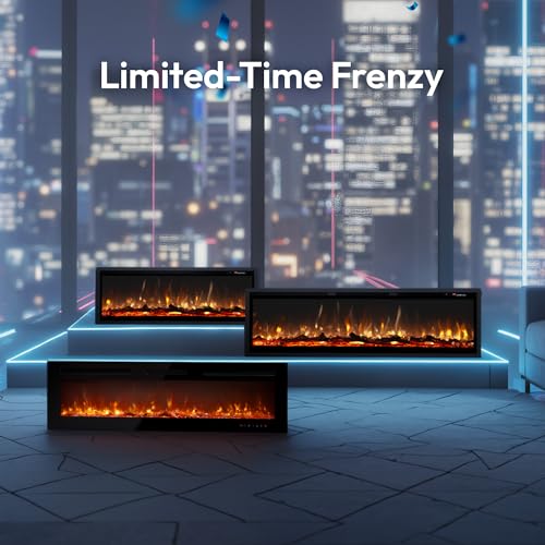 EUHOMY 50" Electric Fireplace with Remote Control - Image 3