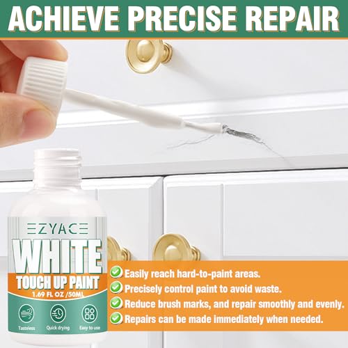EzyAce White Touch Up Paint Pen 2Pcs - Image 5