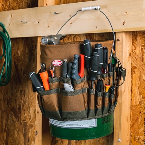 Bucket Boss Bucketeer Tool Organizer, Brown - Image 2