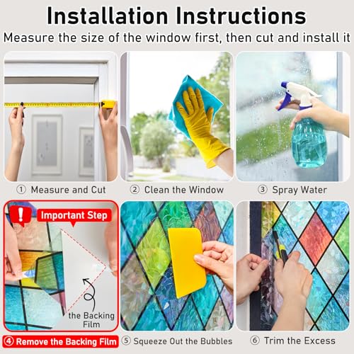 Sunbaby 3D Rainbow Window Privacy Film - Image 6