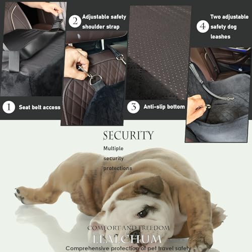 Lealchum Dog Car Seat for Small Dogs - Image 3
