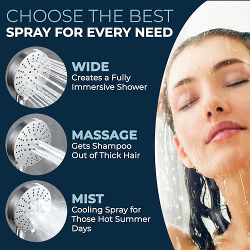 HammerHead Showers Dual Shower Head Combo - Image 4