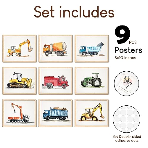 Toddler Boy Room Decor - Truck Wall Art - Image 2