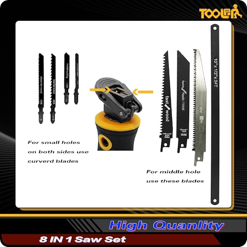 8-in-1 Multi-Blade Hand Saw for Drywall - Image 2