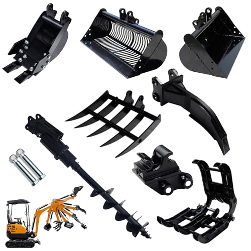 USA Stock Mini Excavator Attachments Kit