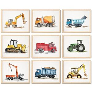 Toddler Boy Room Decor - Truck Wall Art