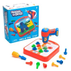 Design & Drill ABCs 123s Learning Tool Set