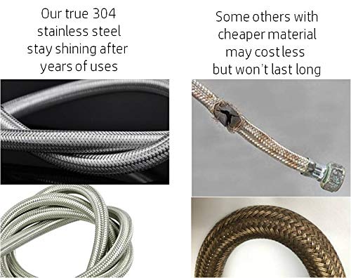 Premium Stainless Steel Washing Machine Hoses 6 FT - Image 4