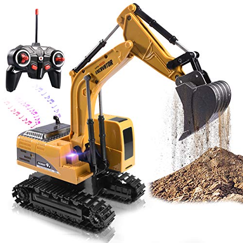 Onadrive Remote Control Excavator Toy for Kids
