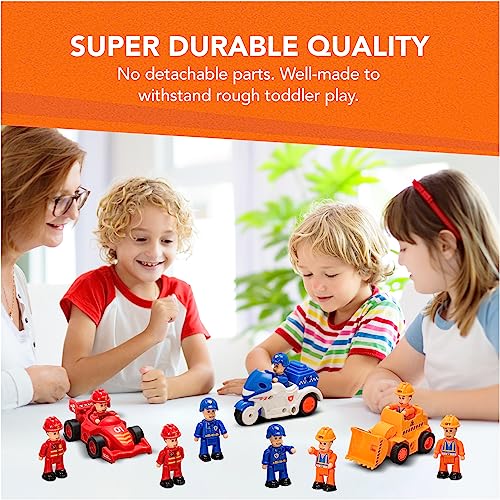 FUNERICA 12-Pcs Toy Vehicles and Figures Set - Image 2