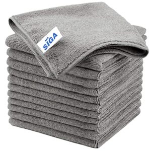 MR.SIGA Microfiber Cleaning Cloth, Pack of 12