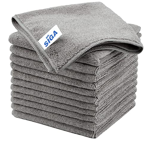 MR.SIGA Microfiber Cleaning Cloth, Pack of 12
