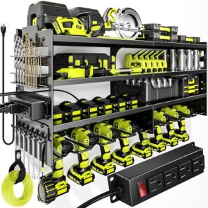 POKIPO Heavy Duty Tool Organizer with Charging