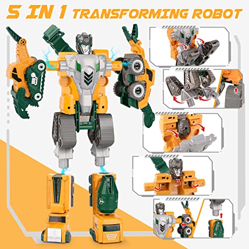 Dreamon 5-in-1 Magnetic Robot Toys Set - Image 5