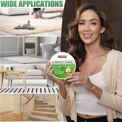 YYXLIFE Heavy Duty Double Sided Carpet Tape - Image 4