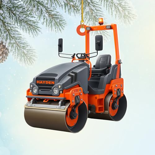 Personalized Asphalt Paver Ornament for Workers - Image 2