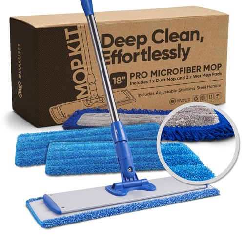 18" Pro Microfiber Mop for All Floors
