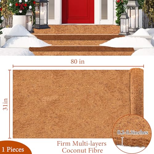 Coconut Fiber No Slip Winter Carpet Mats - Image 2