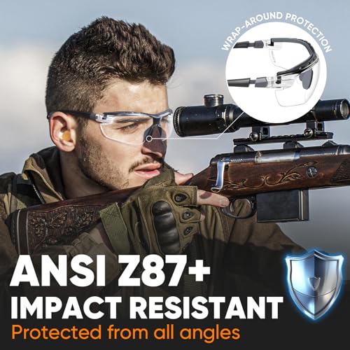 TICONN Anti-Fog Safety Glasses with UV Protection - Image 2