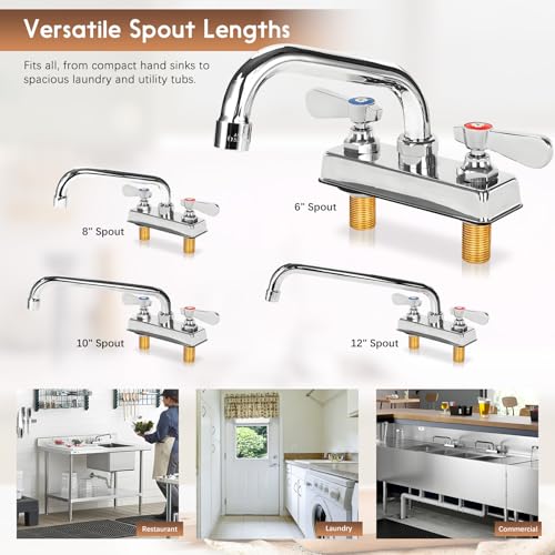 ZKDAUSDO 10" Bar Sink Faucet with Swivel Spout - Image 4