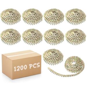 Sadnyy 1200 Count 3/4-1-1/4 inch Coil Roofing Nails