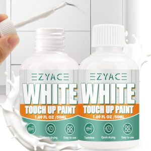 EzyAce White Touch Up Paint Pen 2Pcs