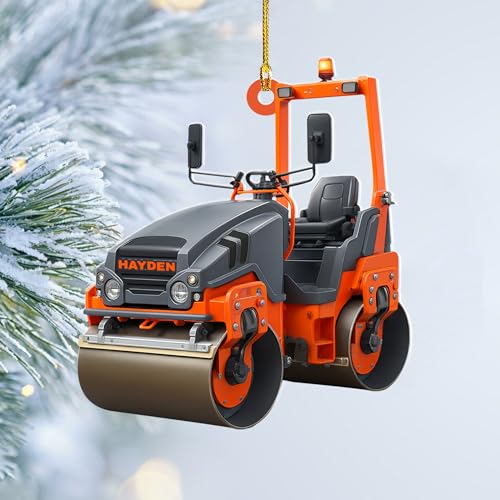 Personalized Asphalt Paver Ornament for Workers - Image 4