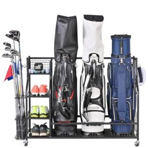 Mythinglogic Golf Bag Storage Organizer - Extra Large