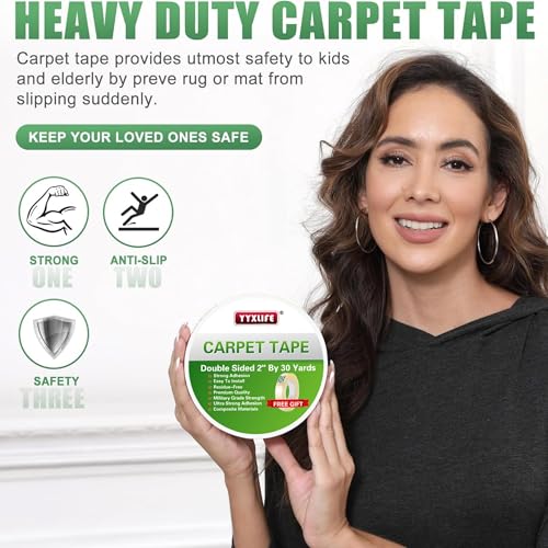 YYXLIFE Heavy Duty Double Sided Carpet Tape - Image 2
