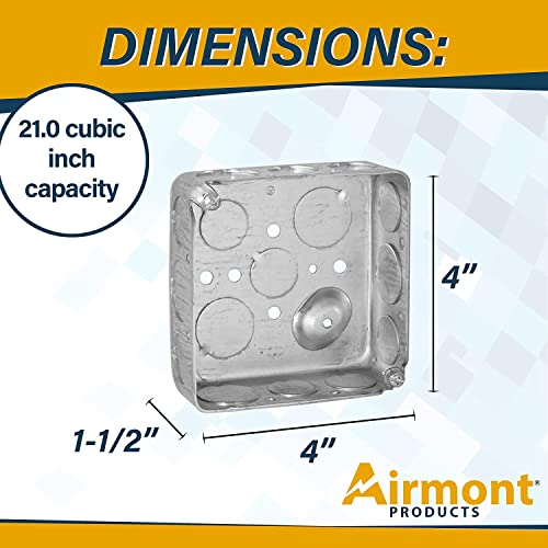 4" Square Electrical Box, 12 Pack - Image 4