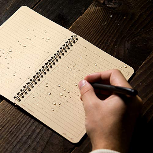 Rite in the Rain Weatherproof Notebook, Tan 4.625" x 7" - Image 2
