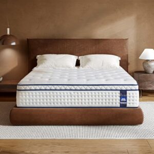 BCNUW 12 Inch Queen Hybrid Mattress with Support