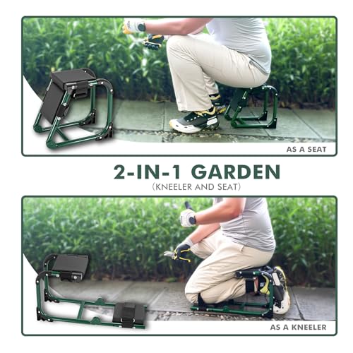 Tcoivs 2-in-1 Foldable Garden Kneeler - Image 5