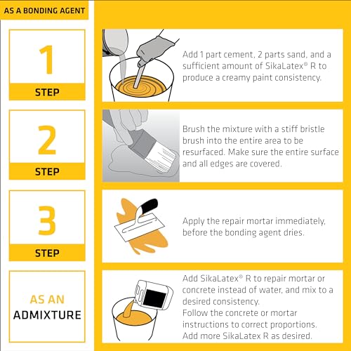 Sika SikaLatex R Concrete Adhesive - 1 Quart - Image 4