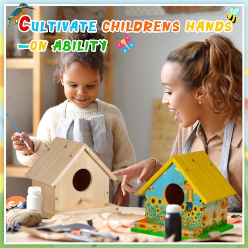 Liliful DIY Birdhouse Kit with Paints - Image 6