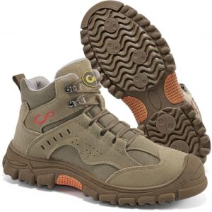 Men's Steel Toe Work Boots - Durable and Comfortable