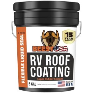 BEEST White RV Roof Coating - 5 Gallon