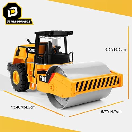 YySiRui 15" Road Roller Toy with Lights - Image 3