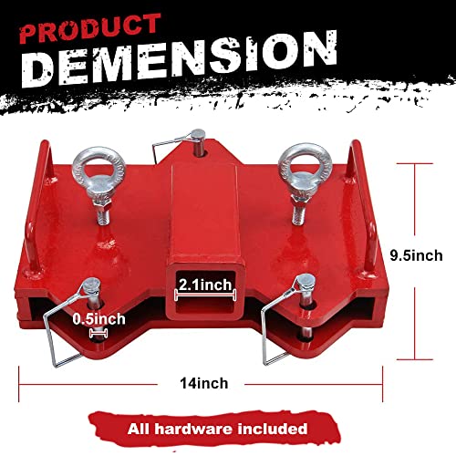 ELITEWILL 2" Hitch Receiver Forklift Attachment - Image 2