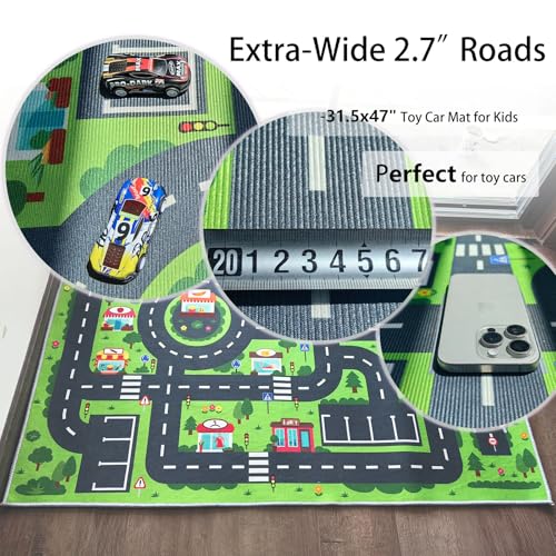 Kids Road Rug, 2'7" x 3'11" - Image 3