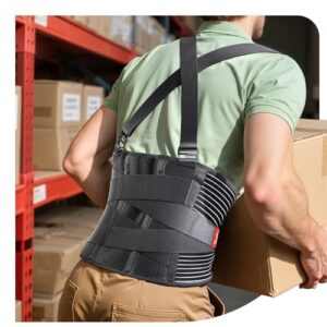 Breathable Back Brace for Pain Relief