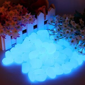 Glow in The Dark Garden Pebbles 550Pcs