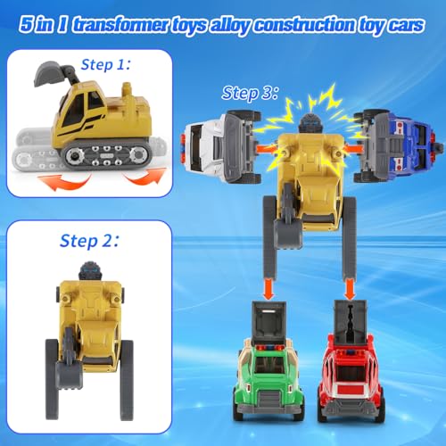 VUSUMOK 5-in-1 Transformer Construction Toy - Image 5