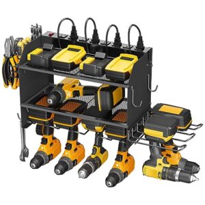 Modular Power Tool Organizer with Charging Station
